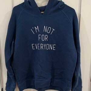Blue Women's Hoodie - "I'm Not For Everyone"